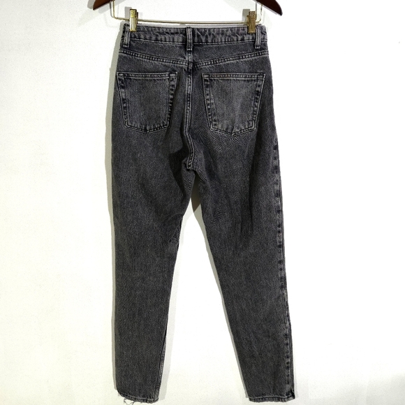 Topshop | Classic Black Women's Mom Jeans - Picture 5 of 10